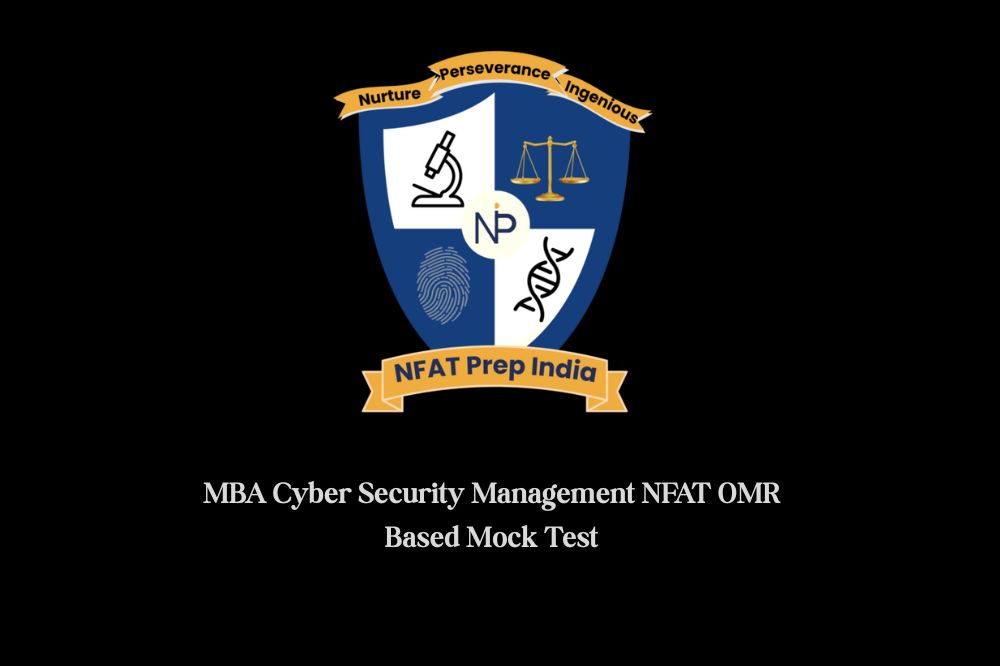 MBA Cyber Security Management NFAT OMR Based Mock Test