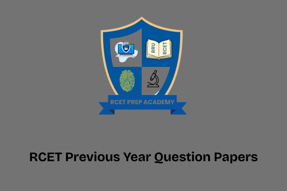 RCET Previous Year Question Papers