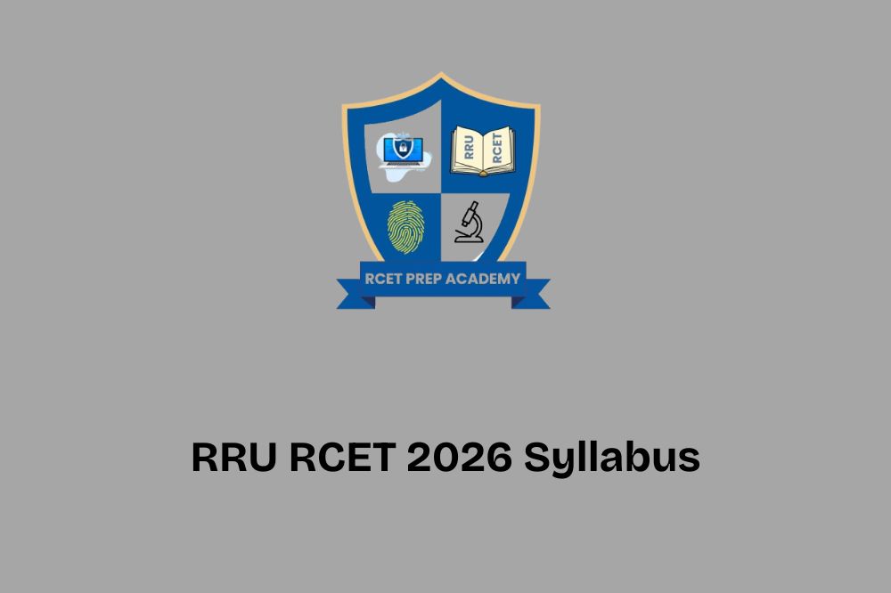RRU RCET 2026 Syllabus