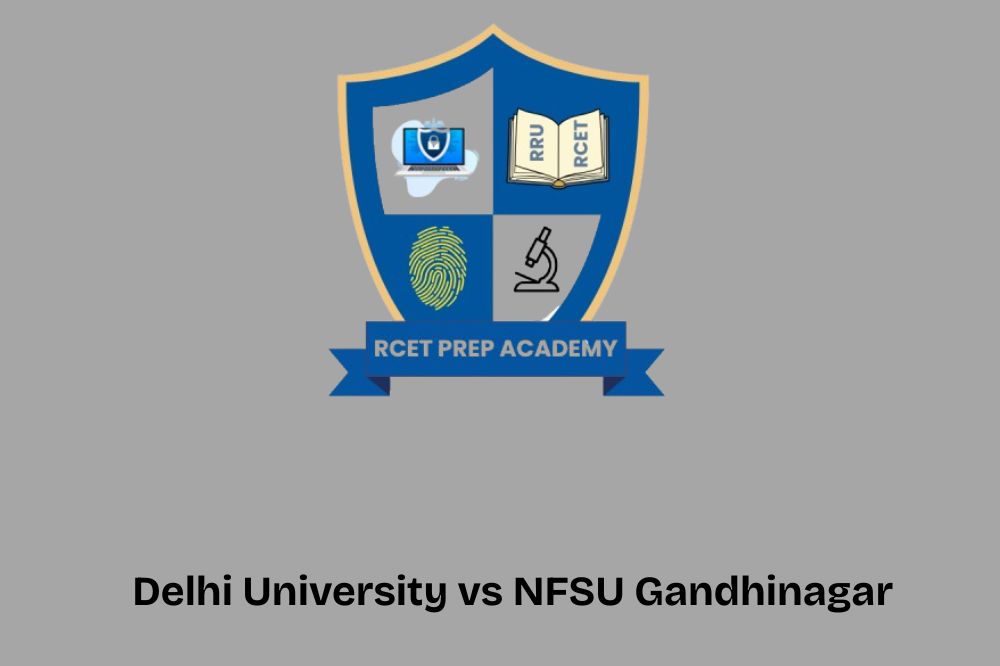 Delhi University vs NFSU Gandhinagar